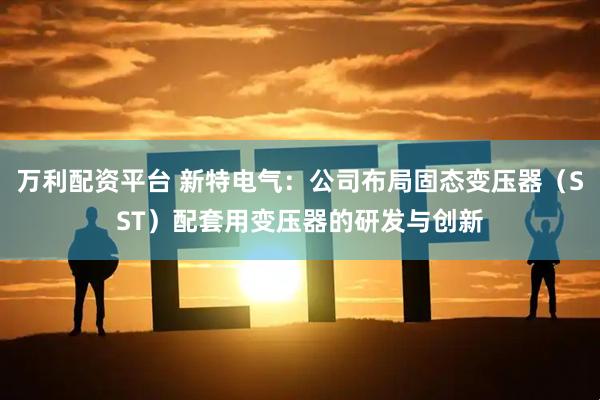 万利配资平台 新特电气：公司布局固态变压器（SST）配套用变压器的研发与创新